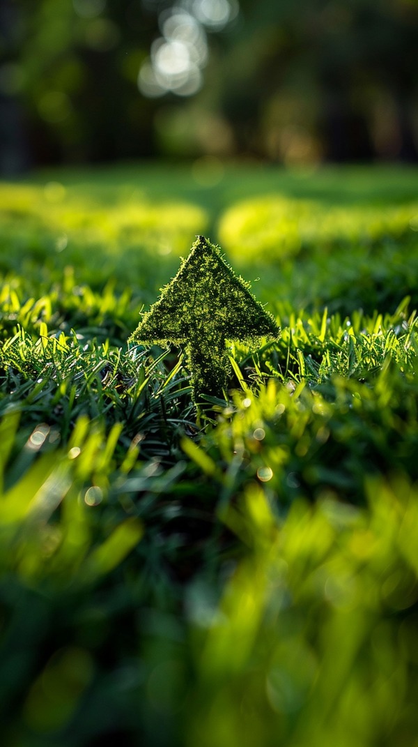 photograph-green-arrow-pointing